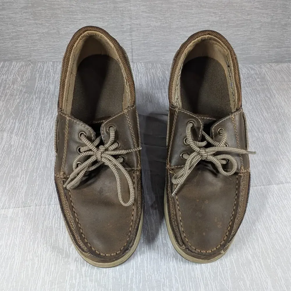 Margaritaville Gulf Stream Loafers MG1650B Mens 9.5 Tan Boat Dock Loafer Shoes